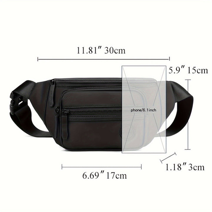 Sac banane homme polyvalent et résistant à l'eau, accessoire essentiel pour le sport et les activités extérieures.