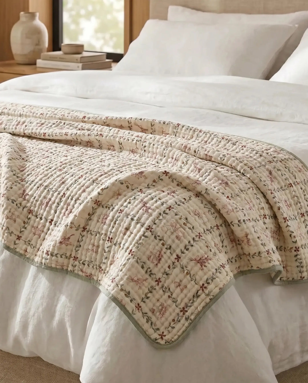 Plaid en mousseline de coton, léger, doux et respirant, un incontournable pour la maison.