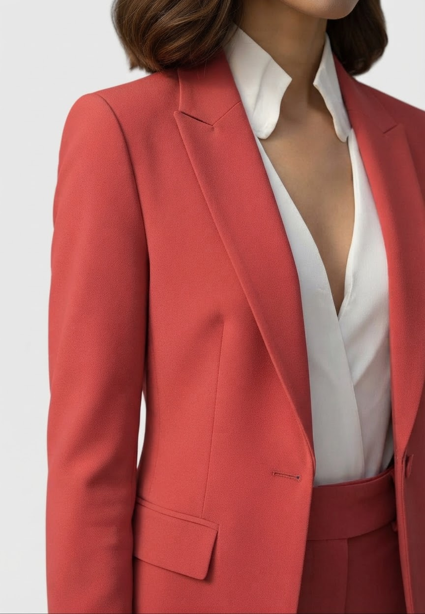 Tenue professionnelle Eleonor, tailleur femme sophistiqué, idéal pour le bureau ou réunions.