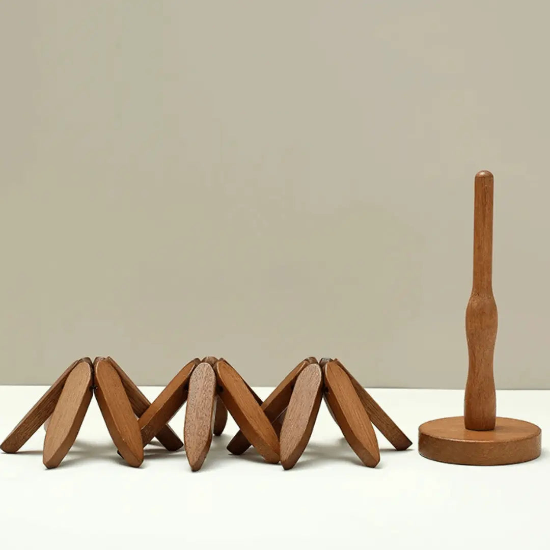 Design naturel pour ces sous-verres en bois. Protection optimale pour table et cuisine. Décoration élégante.