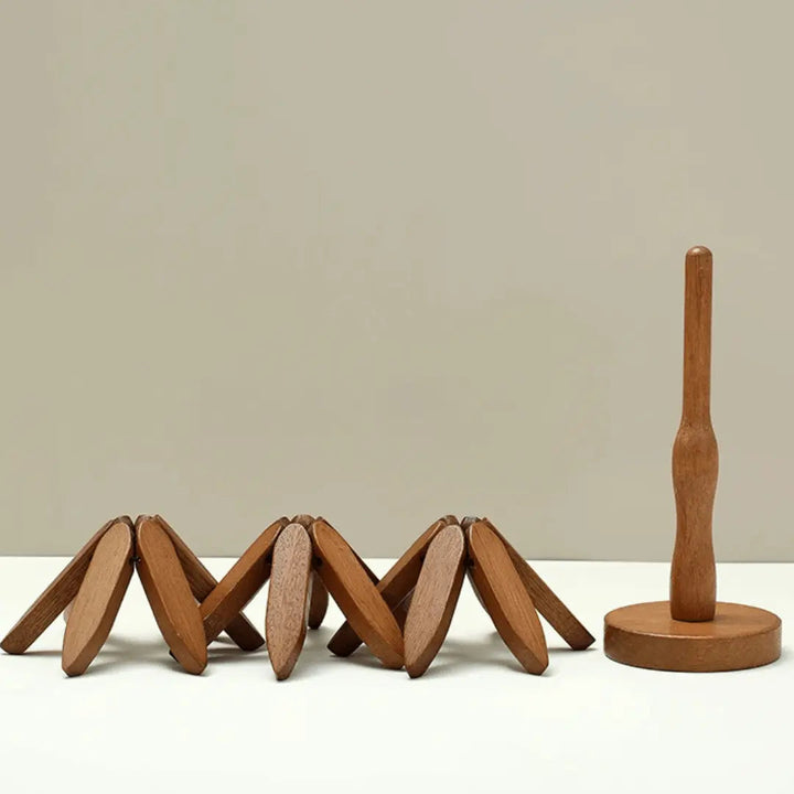Design naturel pour ces sous-verres en bois. Protection optimale pour table et cuisine. Décoration élégante.