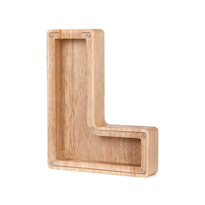 Tirelire enfant personnalisable en bois, pour éduquer à l'économie dès le plus jeune âge.