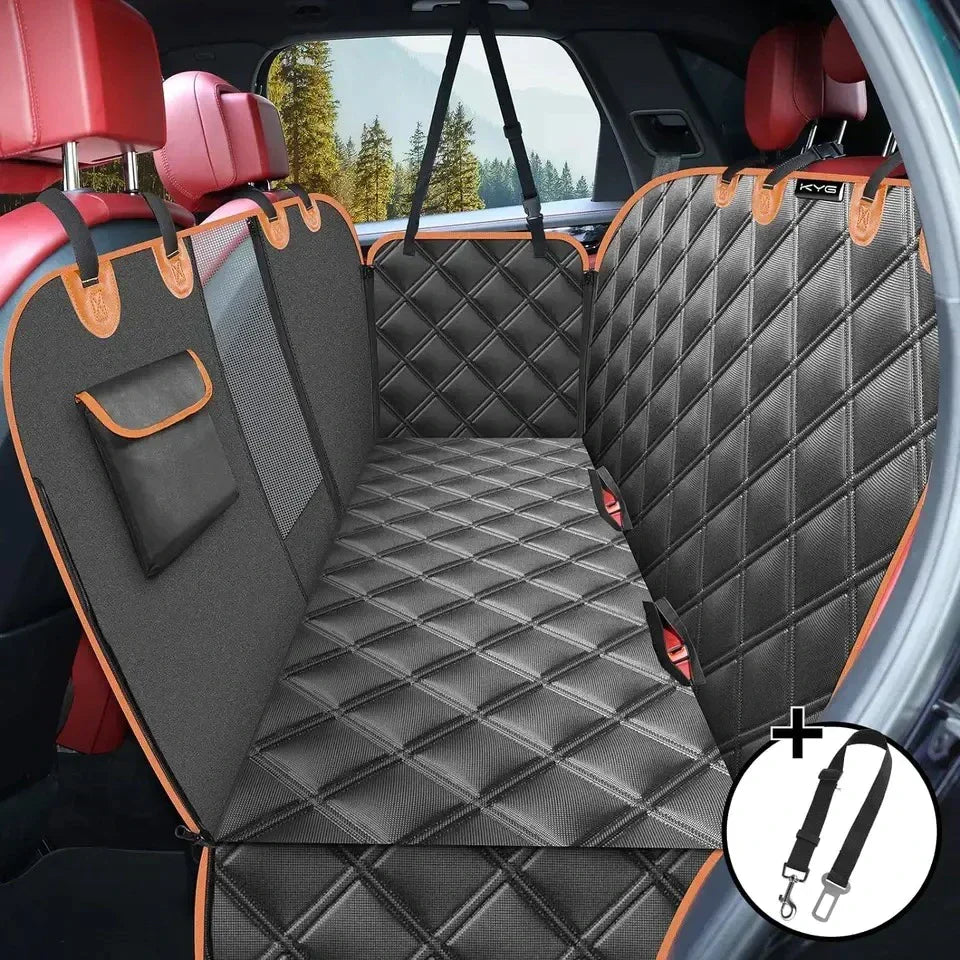 Siège auto chien luxe avec mousse mémoire, offrant sécurité et confort optimal pour le voyage de votre animal.