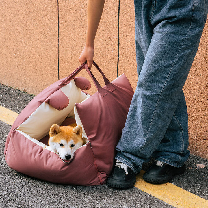 Protège l'intérieur de votre voiture des poils avec ce lit chien pratique et propre.