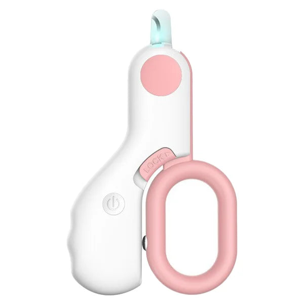 Soin des pattes sécurisé avec ce coupe-ongles LED pour animaux. Évite de couper trop court, idéal pour chats et chiens.