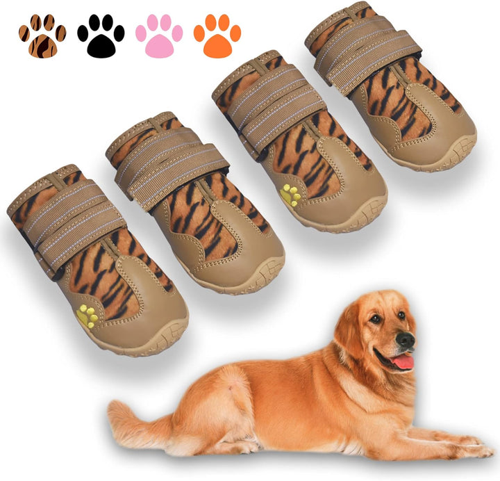 Bottes chien durables, garantissent une protection longue durée des pattes contre les éléments naturels.