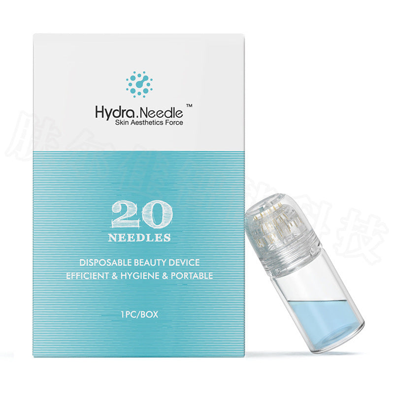 Soin visage Derma Stamp pour une peau lisse et éclatante. Traitement microneedling stimulant le collagène à domicile.