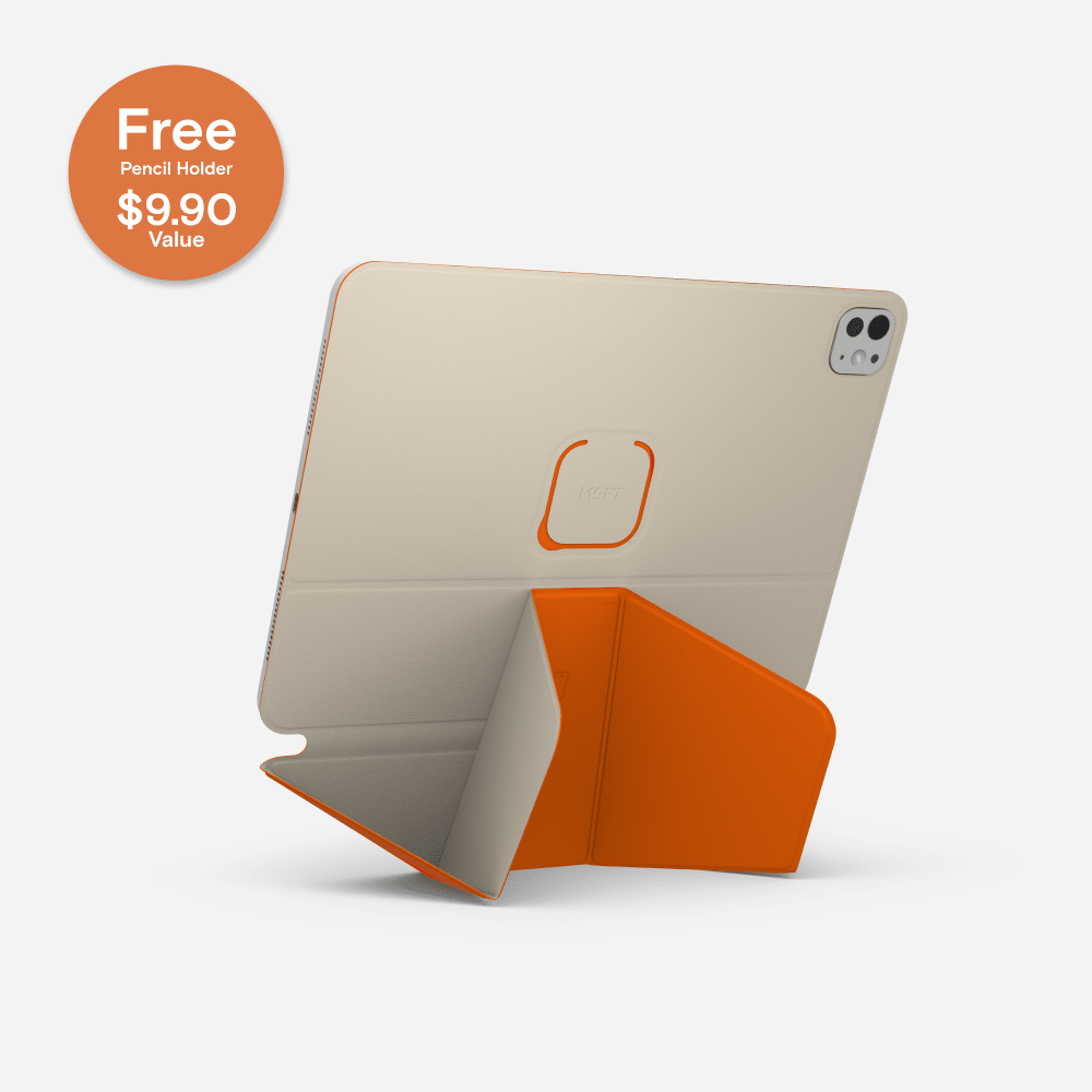 Protection tablette iPad Air, housse élégante avec support ajustable pour création numérique.