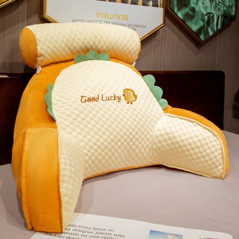 Coussin de relaxation Opulounge ultra confortable en mousse mémoire pour le dos, idéal pour la maison et la détente.