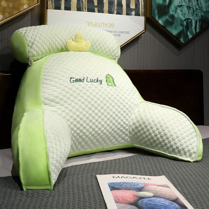 Coussin Opulounge à mémoire de forme pour un soutien dorsal ergonomique, favorisant la détente et le confort.