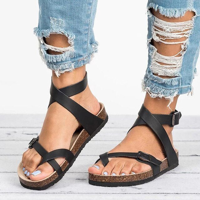 Sandales Selena élégantes et confortables pour femmes, idéales pour l'été et le quotidien.