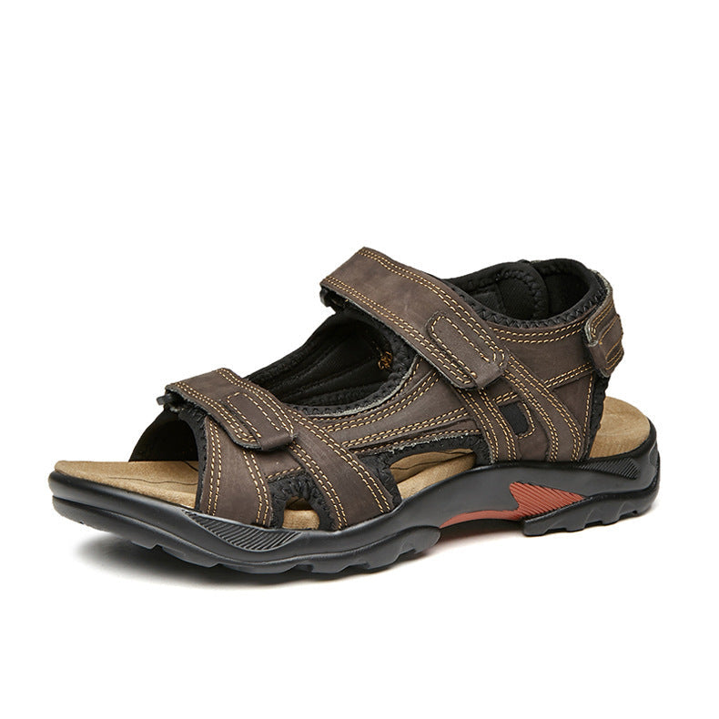 Sandales romaines homme confortables, parfaites pour l'été. Style décontracté chic.