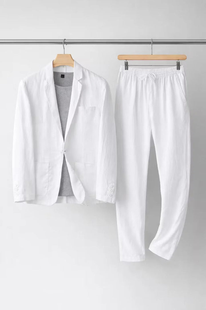 Tendance costume homme décontracté pour le printemps/été. Idéal pour un événement ou un look stylé au quotidien.