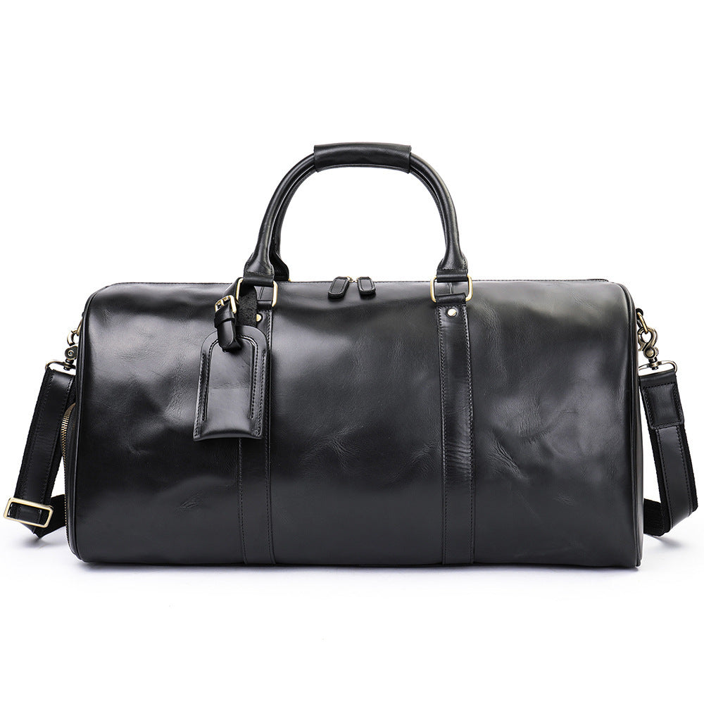 Sac de voyage homme grande capacité, résistant et élégant, parfait pour le week-end et les voyages d'affaires.