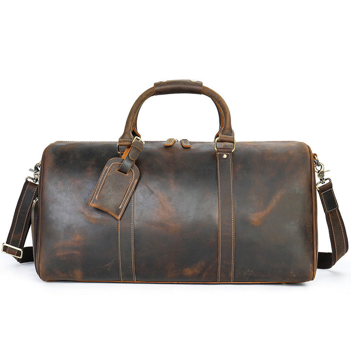 Sac de voyage multifonction homme, grande capacité avec multiples compartiments organisateurs pour bagages.