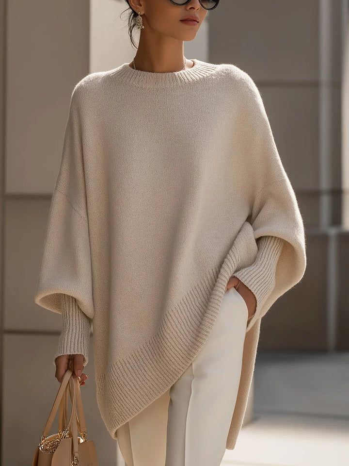 Pull femme oversize pour hiver/automne, style décontracté et confort maximal.