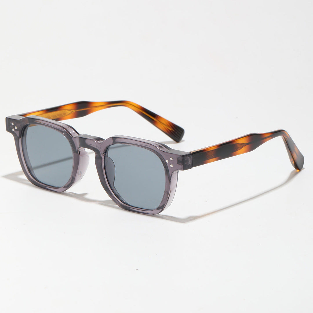 Lunettes de soleil tendance unisexe, design rétro classique, protection UV essentielle pour l'été et le printemps.