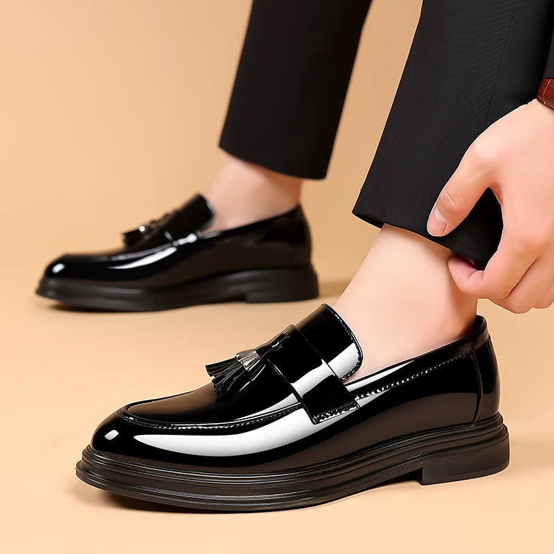Chaussures mocassins hommes souples à enfiler, confortables pour un usage quotidien, style polyvalent élégant.