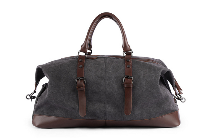 Élégant et pratique sac cabas homme en toile, grand fourre-tout pour voyage et quotidien.