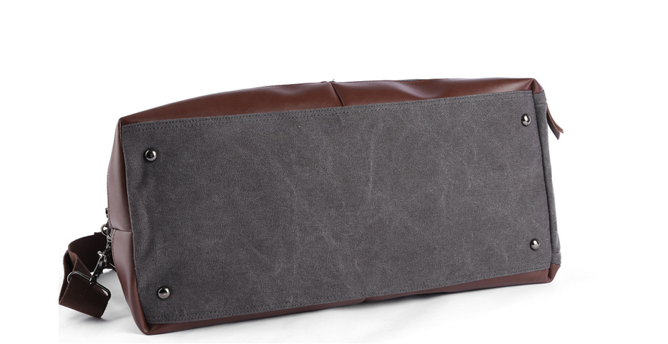 Sac de loisirs homme en toile, grand cabas robuste pour le voyage et les activités quotidiennes.