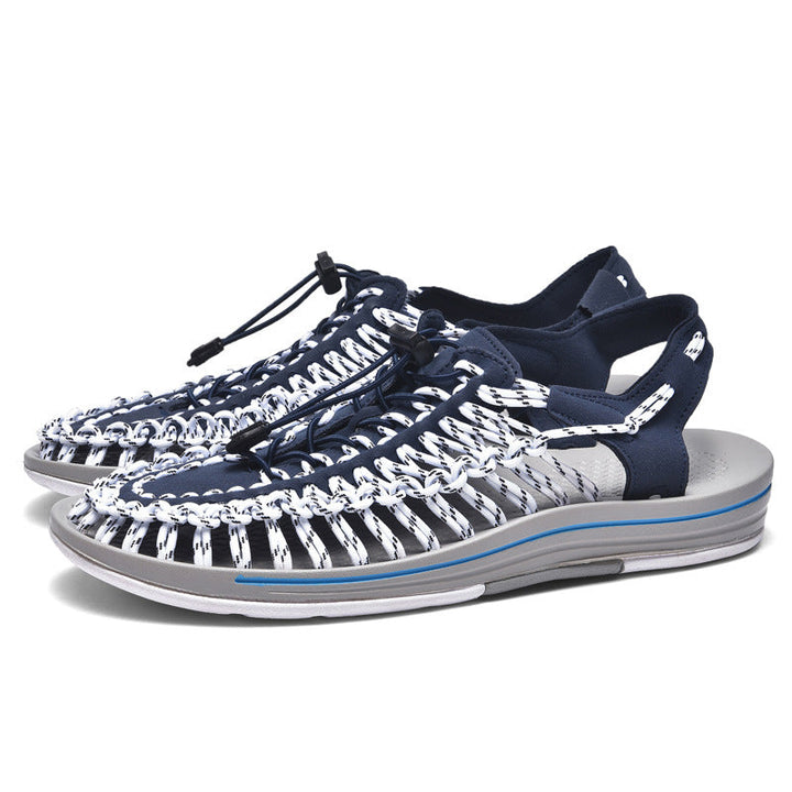 Chaussure sandale homme légère et respirante. Confort et style estival pour activités extérieures, même en grandes tailles.