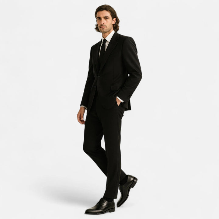 Derby noir homme, intemporel et polyvalent, offrant style classique et confort pour toute la journée.