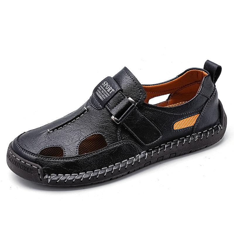 Sandales homme grandes pointures confortables pour l'été, idéales pour la plage, l'outdoor et le décontracté.