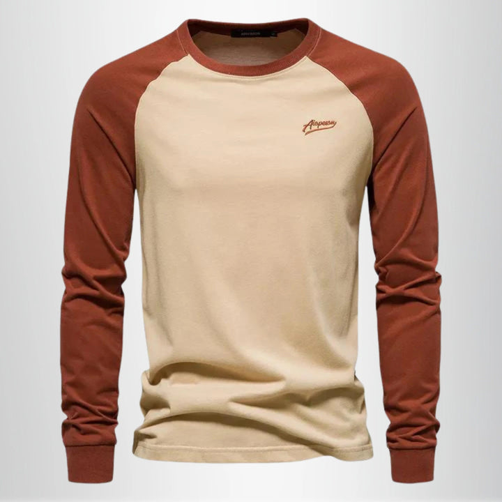 T-shirt homme confortable, coupe droite, manches raglan. Parfait pour un style urbain polyvalent et élégant.