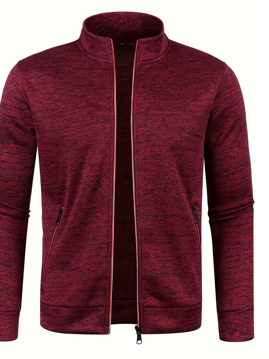 Veste masculine zippée à col montant. Confort moderne, coupe polyvalente, idéale pour le quotidien et les sorties urbaines.