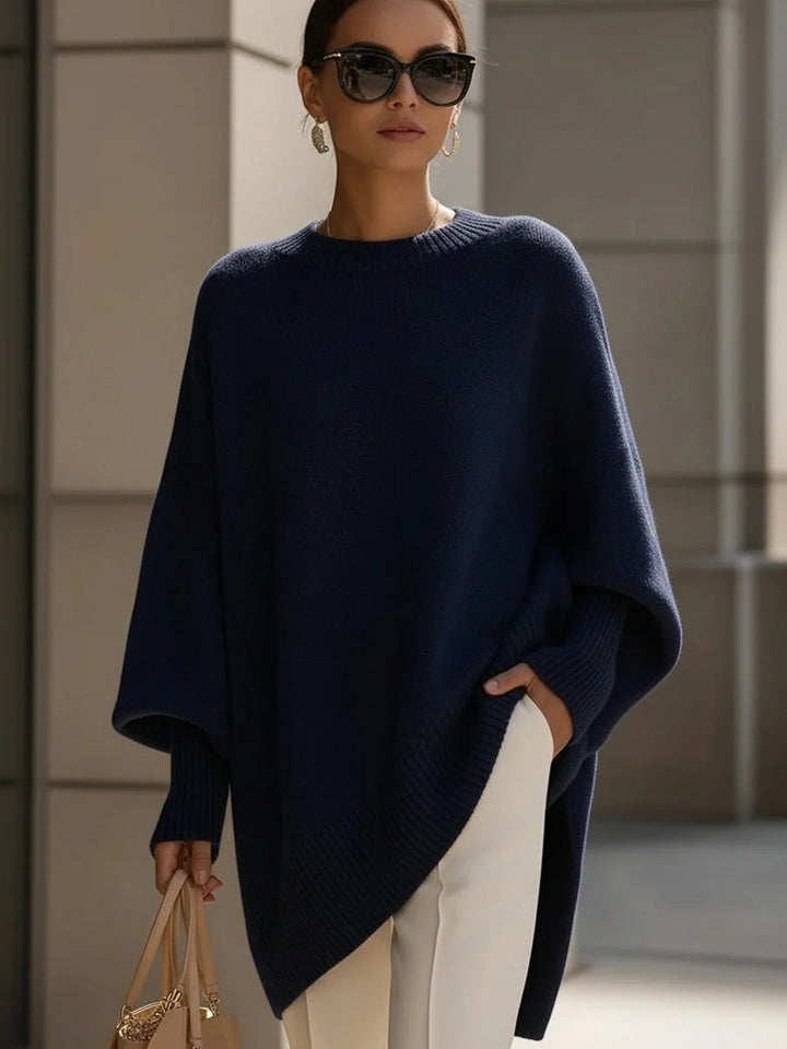 Pull ample et doux pour femme, vêtement chaud décontracté et confortable.