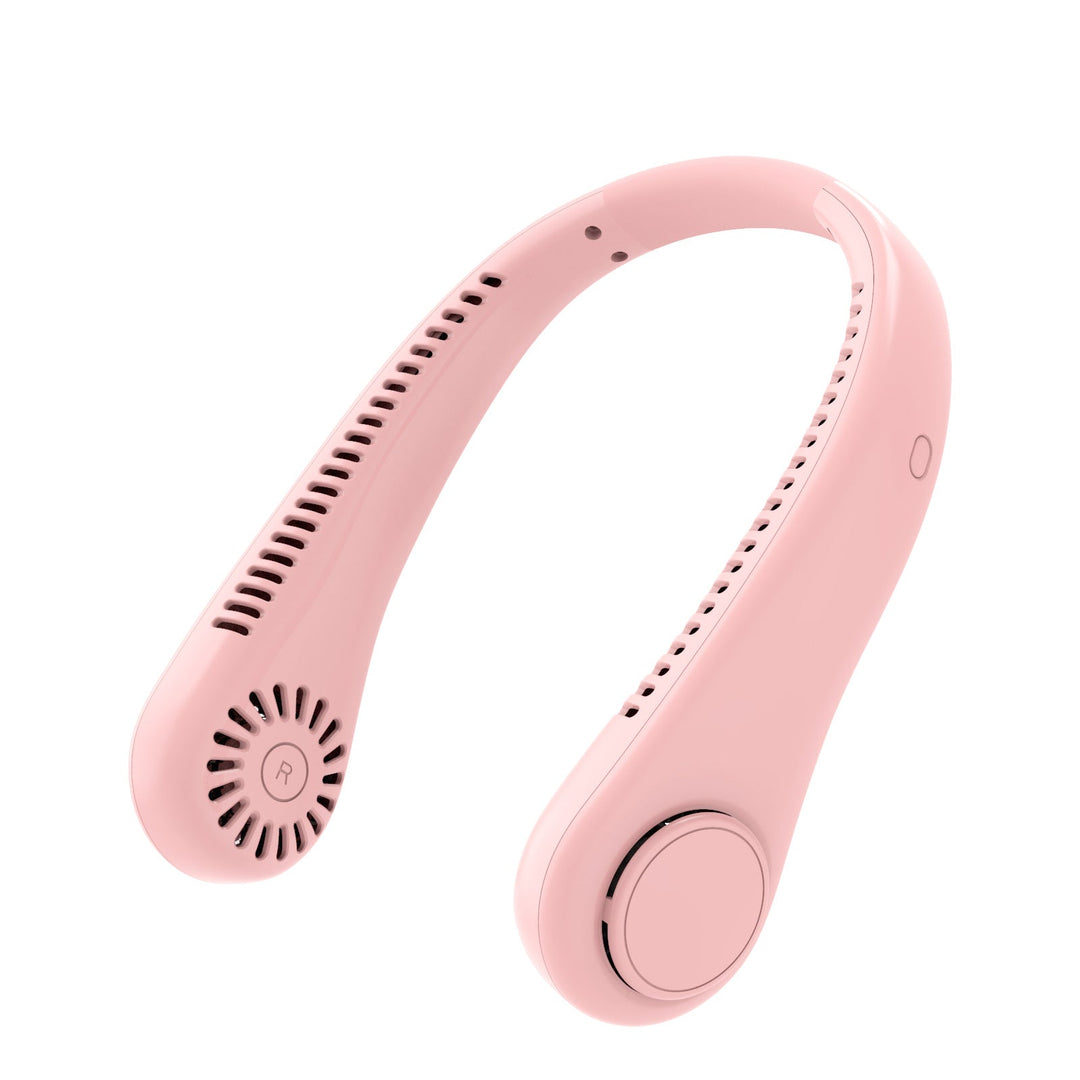 Ventilateur de cou portable et silencieux, offrant un rafraîchissement instantané pour les jours chauds d'été.