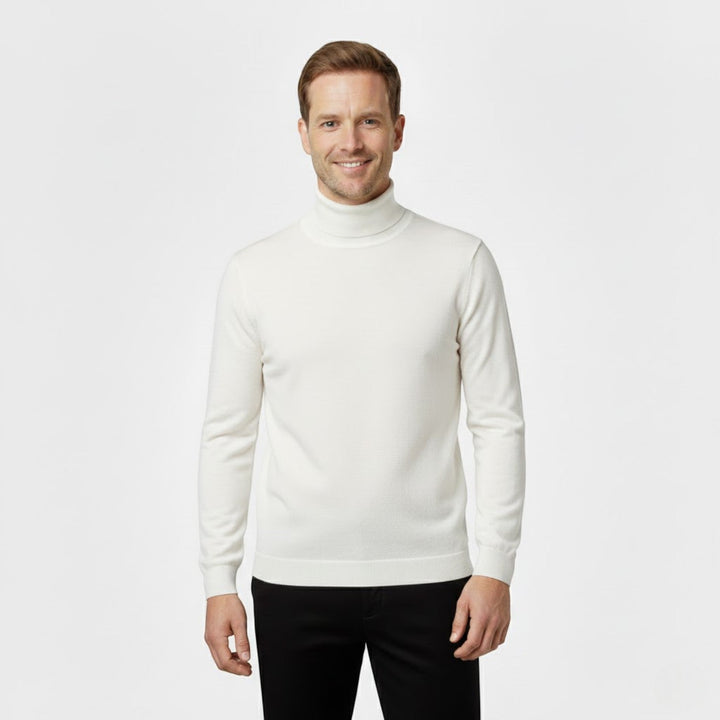 Pulls col roulé homme slim, lot de 3, tricot doux et élégant, confort ultime mode masculine automne/hiver.