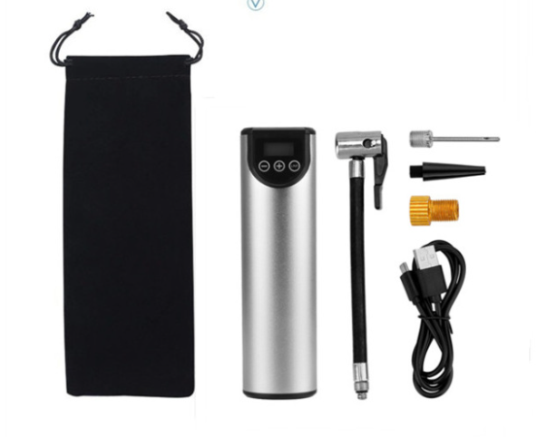 Pompe à pneu électrique pour véhicules, compresseur portable léger, accessoires auto pour entretien et sécurité routière.