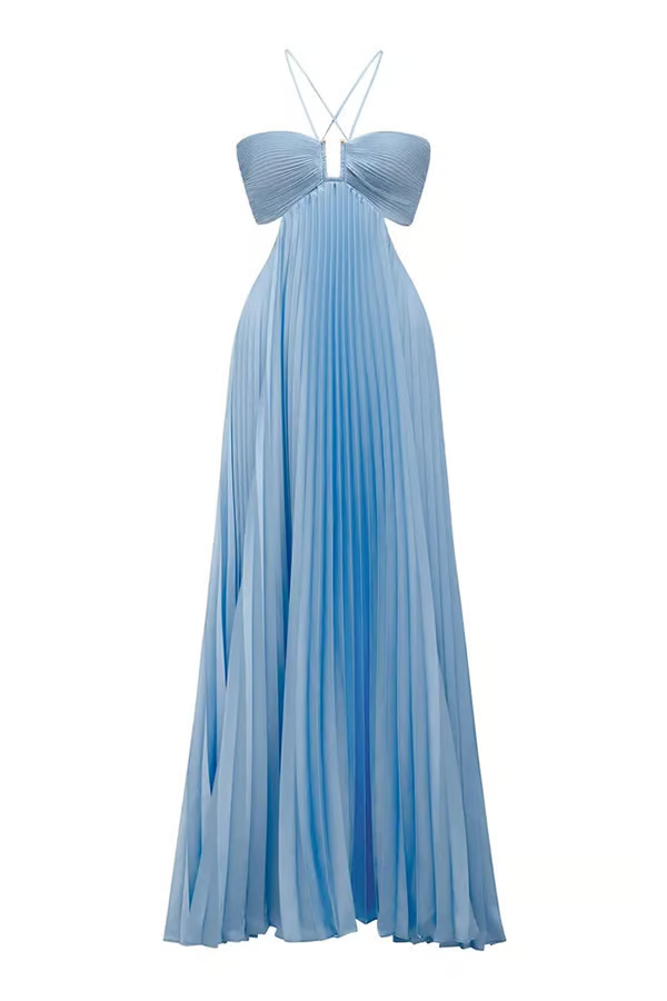 Robe drapée Lina pour femme, élégante et fluide. Un design intemporel offrant confort et style chic décontracté.