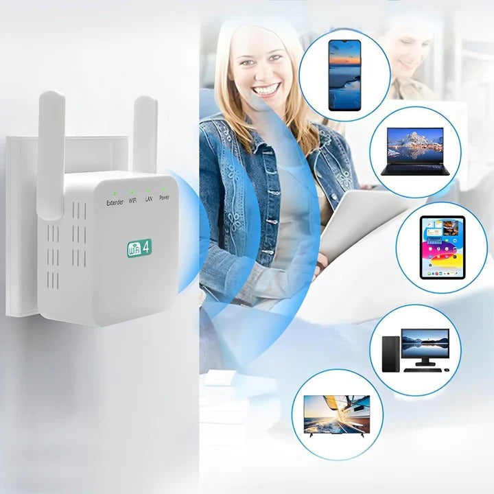 Amplificateur WiFi nouvelle génération pour une extension de réseau rapide et efficace.