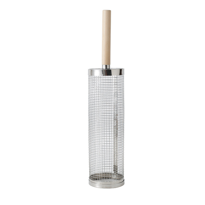 Profitez de l'été avec ce panier de grill en acier inoxydable pour BBQ extérieur. Pour légumes, poisson, fruits de mer.
