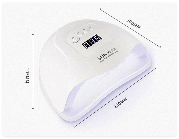 Appareil lampe UV LED pour manucure professionnelle, séchage rapide du vernis gel. Pour des ongles parfaits et soignés.
