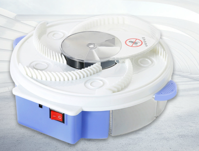 Piège à mouches électrique BuzzTrap non toxique, discret et silencieux pour un intérieur sans insectes.