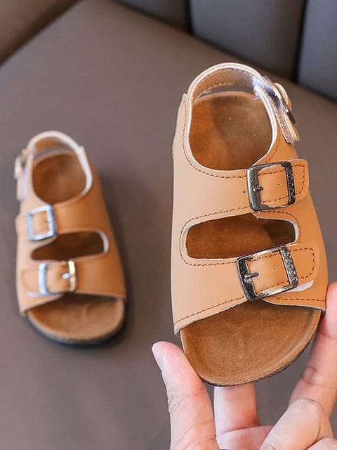 Chaussures d'été bébé, sandales confortables et sécurisées pour enfants. Faciles à enfiler et ajuster.
