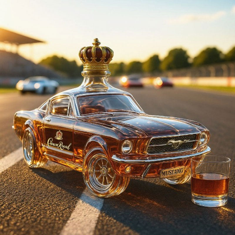 Set bar maison : carafe à whisky design voiture, pour servir vos spiritueux avec style et originalité.
