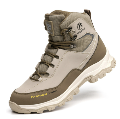 Bottes de neige hautes femme pour un hiver au chaud. Chaussures antidérapantes avec excellente adhérence sur neige.