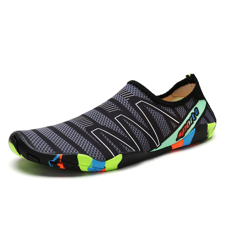 Chaussures de plage unisexe respirantes à séchage rapide, offrant adhérence et légèreté pour l'été.