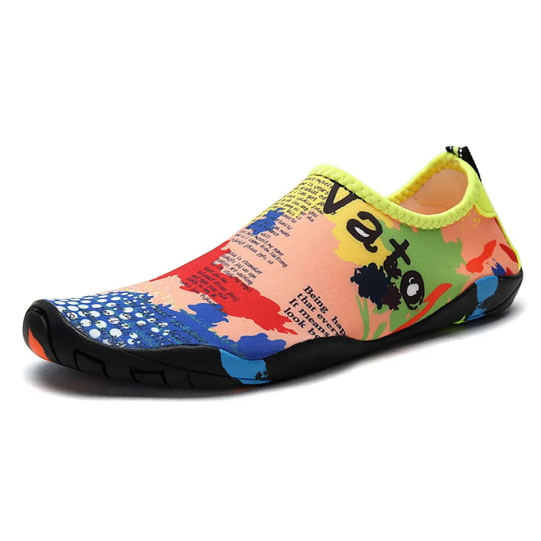 Chaussures d'eau unisexe ultra-légères avec semelle antidérapante pour un confort optimal en extérieur.