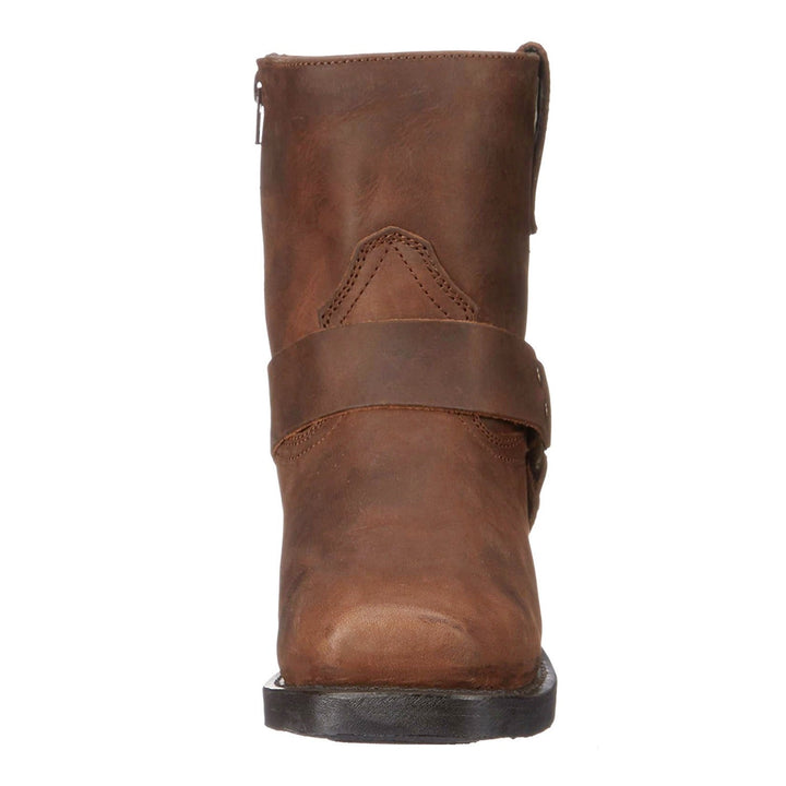Robustes bottes western homme mi-mollet, parfaites pour automne-hiver, alliant confort et style.