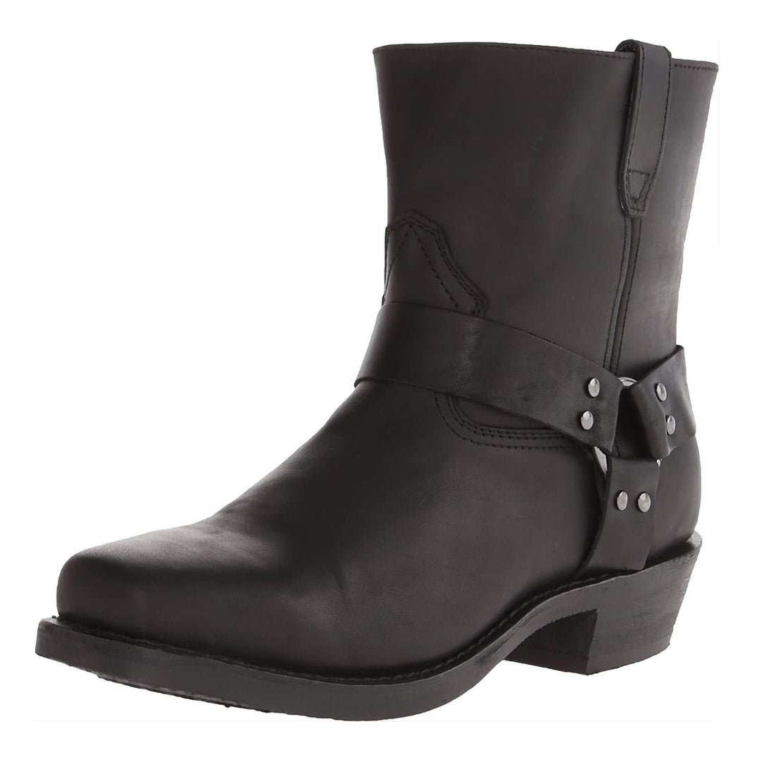Bottes homme, style western authentique mi-mollet. Confort et robustesse pour la mode masculine.