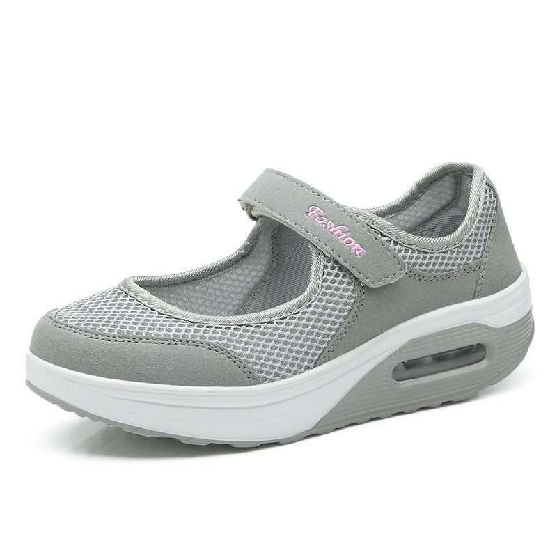 Chaussures Mary Jane femme avec semelle orthopédique. Confort ultime pour la marche, style moderne et respirant.