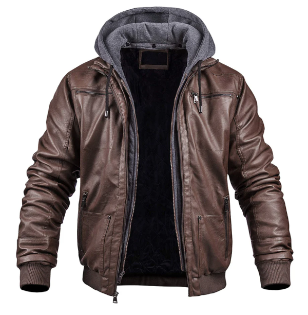 Veste Langford homme, design moderne avec capuche, coupe ajustée, parfaite pour un look streetwear automne.