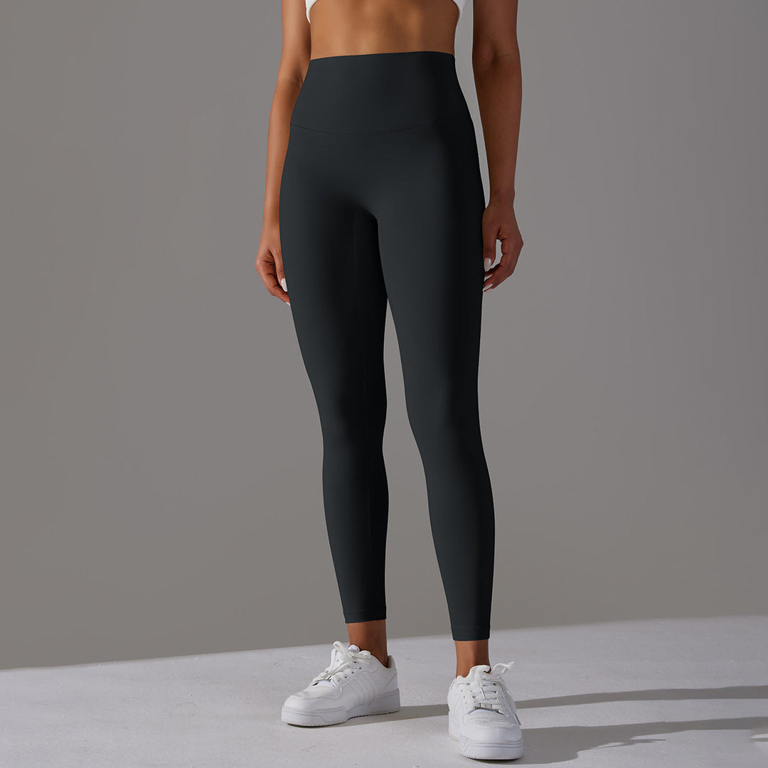 Leggings de sport taille haute pour femmes, confortables et extensibles, parfaits pour yoga ou entraînement.