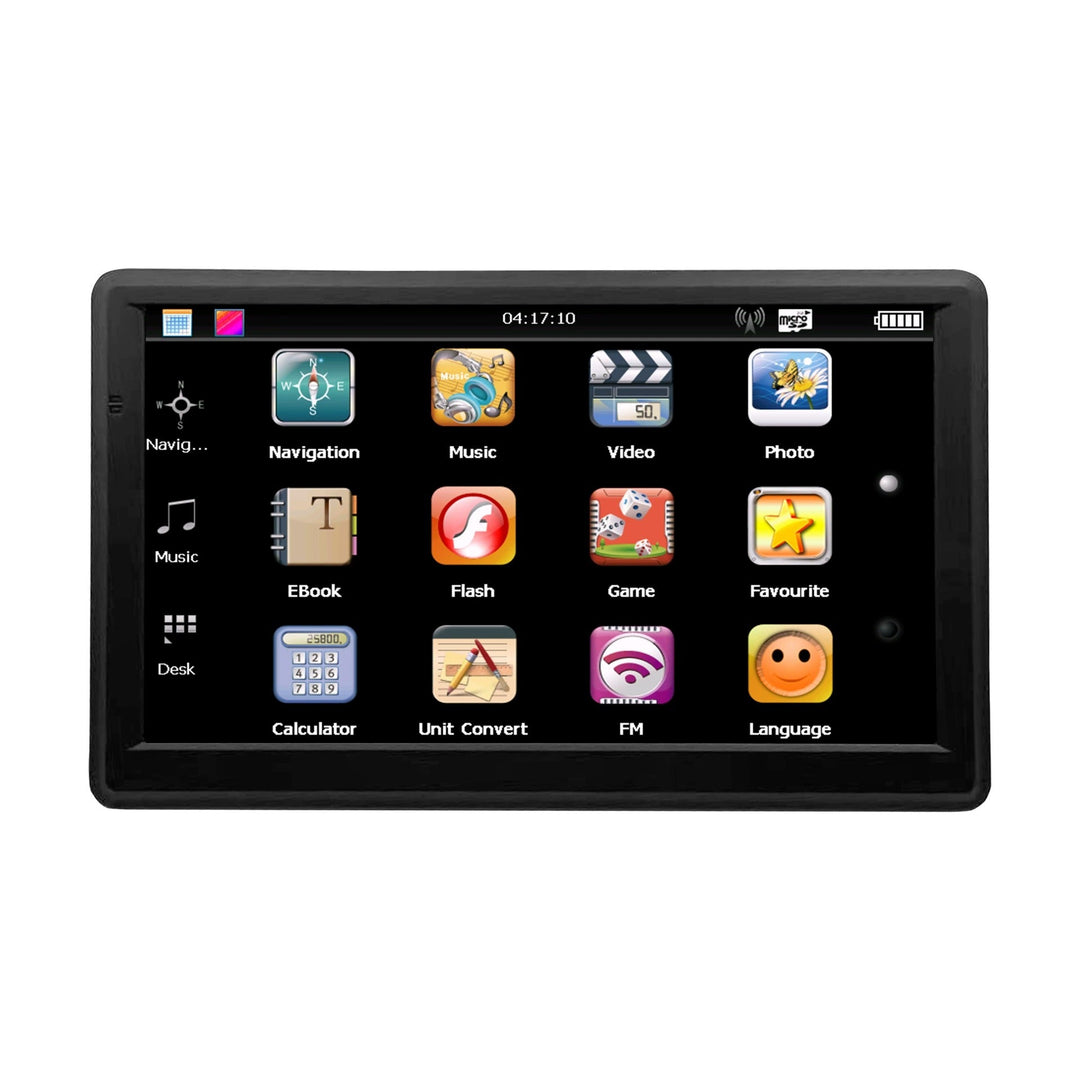 Guide de navigation GPS 7" avec écran tactile, parfait pour voiture et camion. Mises à jour trafic et cartes.