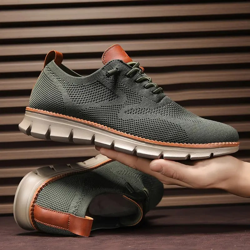 Chaussures hommes légères et flexibles, offrant un confort orthopédique supérieur pour le soutien des pieds au quotidien.